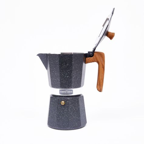 Cafetera Italiana Simple Cook Volterra 6 tazas-1