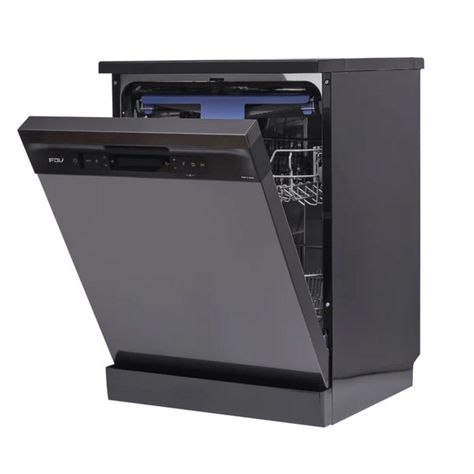 Lavavajillas Free Standing Fdv Prestige 14 Cubiertos Negro-1