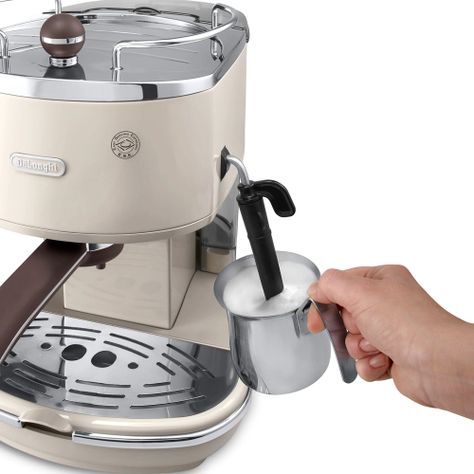 Cafetera De Longhi Icona Vintage Beige ECOV311BG-1