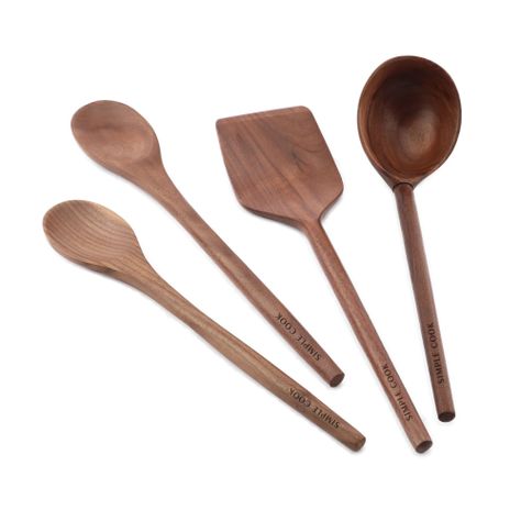 Set de Utensilios de Madera Simple Cook Rochester 4 pzs-1