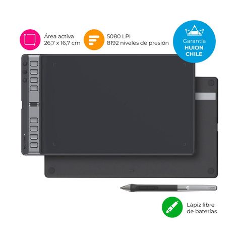 Tableta Gráfica Huion Inspiroy 2 L con Scroller - HCL-1