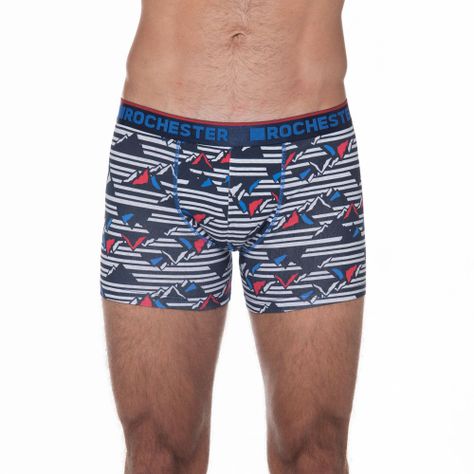 Boxer Ajustado de Algodón con Estampado-0