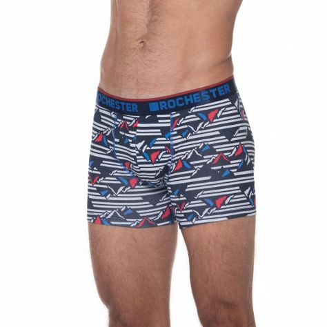 Boxer Ajustado de Algodón con Estampado-1