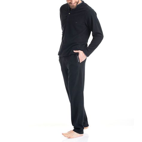 Pijama Clásico Micropolar Lady Genny-1