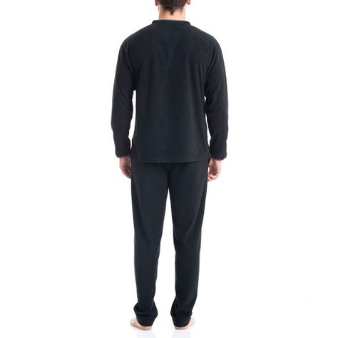 Pijama Clásico Micropolar Lady Genny-2