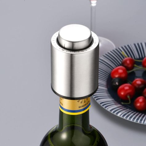 Tapón de Sellado al Vacío para Vino con Indicador de Fecha-1