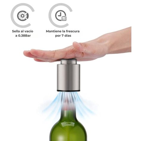 Tapón de Sellado al Vacío para Vino con Indicador de Fecha-5
