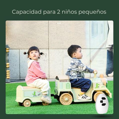 Tren Eléctrico tira Vapor Bebé Niños con Control y Luces Parlante Bluetooth-1