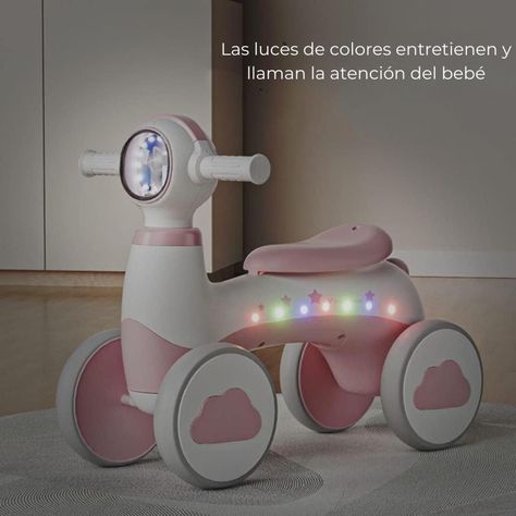 Correpasillos Nube 4 Ruedas Bebés Niños Colores Luces-2
