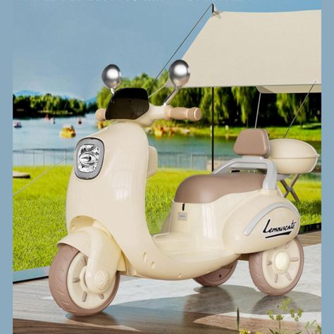 Moto Scooter Eléctrica de 3 Ruedas Bebés Niños-2