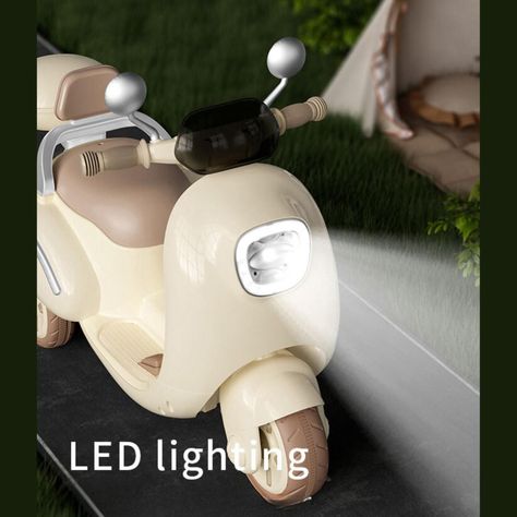 Moto Scooter Eléctrica de 3 Ruedas Bebés Niños-3