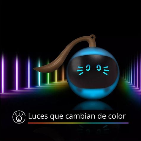 Juguete Gato Interactivo Pelota Inteligente Recargable Usb-1