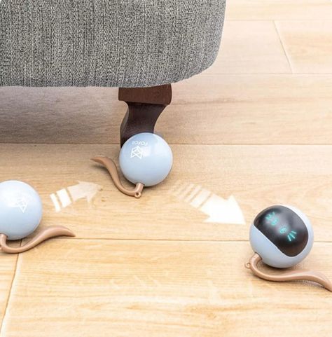 Juguete Gato Interactivo Pelota Inteligente Recargable Usb-5