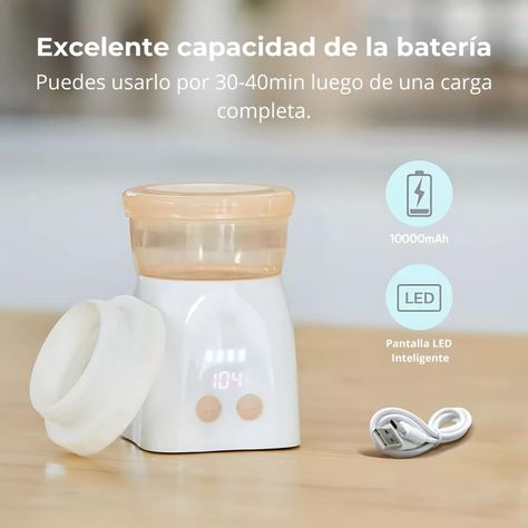 Calentador De Leche Inalámbrico Con Adaptador Babybond-3