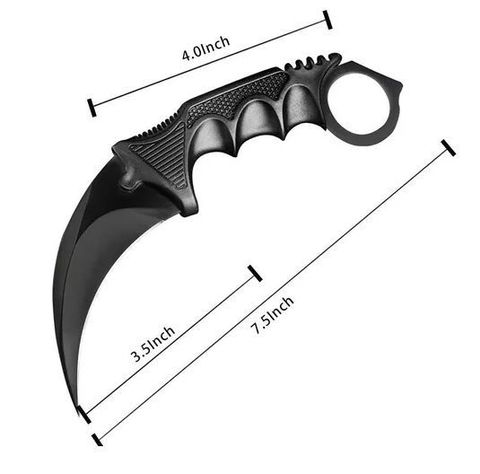 Cuchillo Tactico Militar Cuchillo Karambit Caza Krm-1