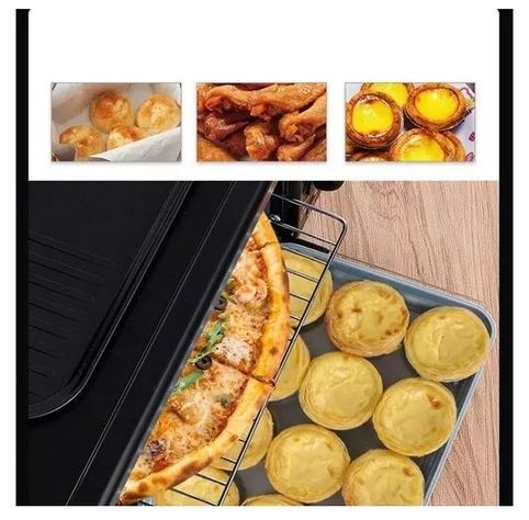 Máquina De Desayuno Horno Cafetera 3 En 1 Plancha Tostador-4