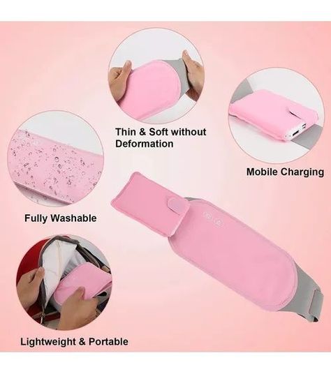 Cinturón De Masaje Calefactado Para Los Cólicos Menstruales-1