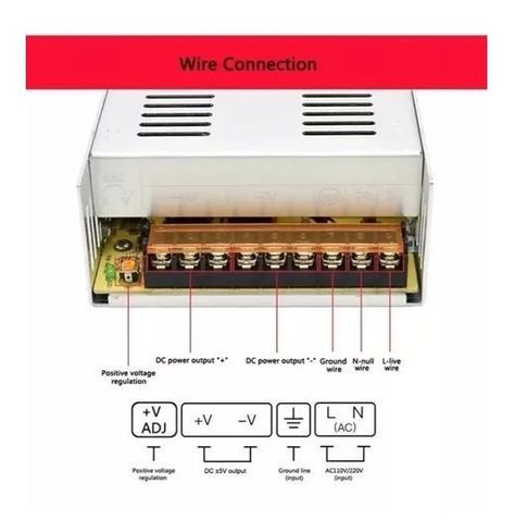 Fuente De Poder Conmutada Led Regulada 12 V 600 W 50 A-1