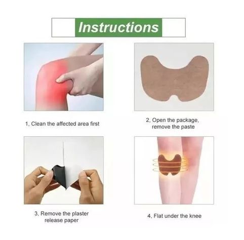 12 Parches Para Aliviar Calmar El Dolor De Rodilla De Ajenjo-1