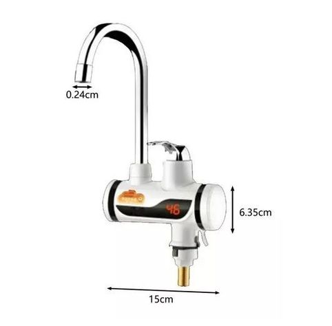 Llave Eléctrica Para Lavaplatos Ducha Calentador De Agua-1