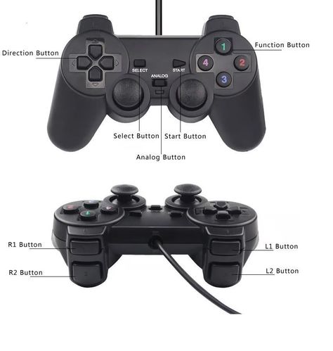 Control Mando Joystick USB Para PC Winxp/Win7/Win8/Win10-5