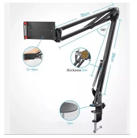 Soporte Brazo Flexible Para Tablet/iPad/celular Escritorio-3