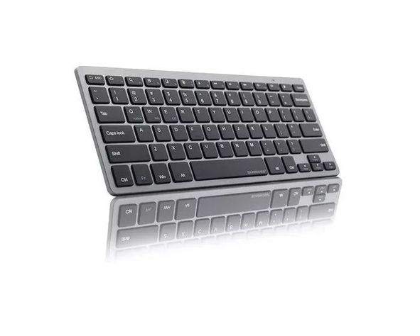 Teclado Inalámbrico Bluetooth Recargable Weibo Color Negro-0
