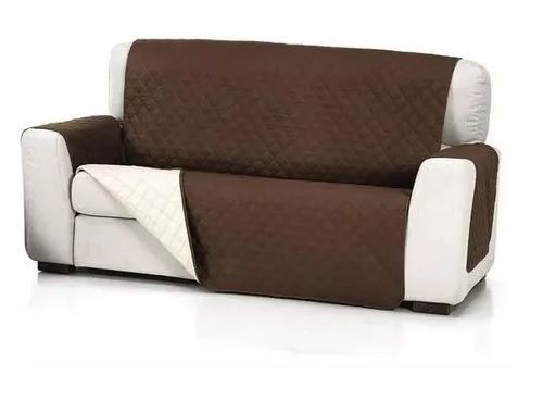 Funda Cobertor Cubre Sofá Protector Reversible 2 Cuerpos-0