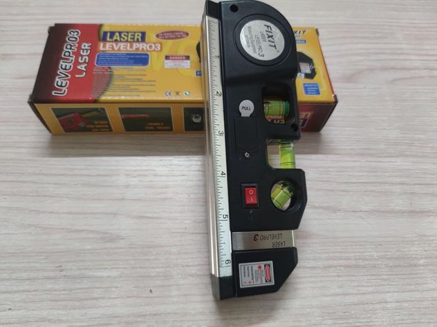 Cinta Métrica Regla Nivel Láser Horizontal Level Pro 3 Modos-2