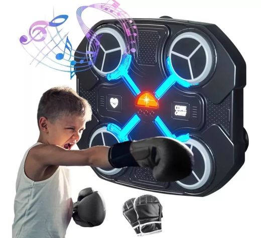 Maquina De Boxeo Musical Bluetooth Kit Boxeo Niños 8/12 Años-3