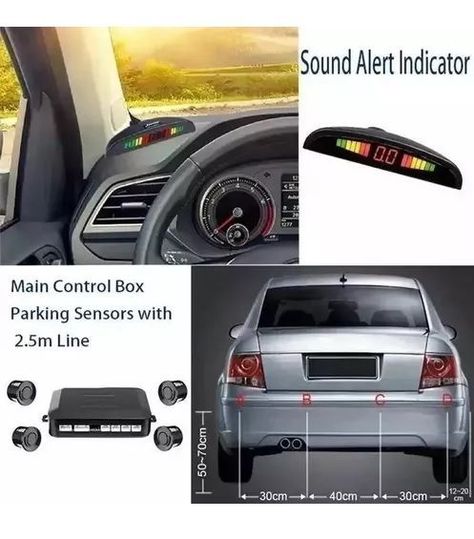 Sensor Alarma Retroceso Para Auto Cámara De Retroceso Auto-1