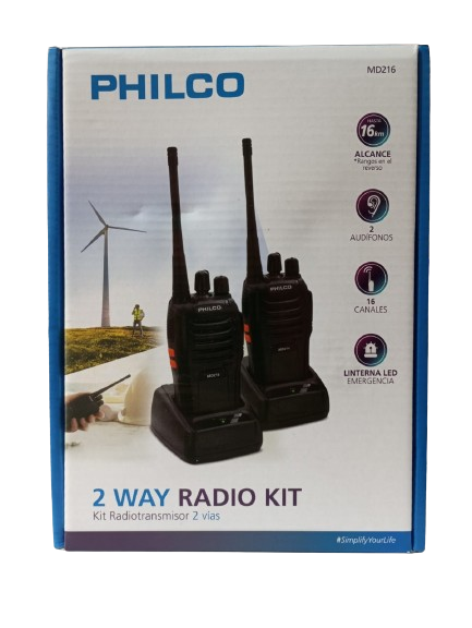 KIT RADIO TRANSMISOR PHILCO Q.N PASIÓN TECNO-0