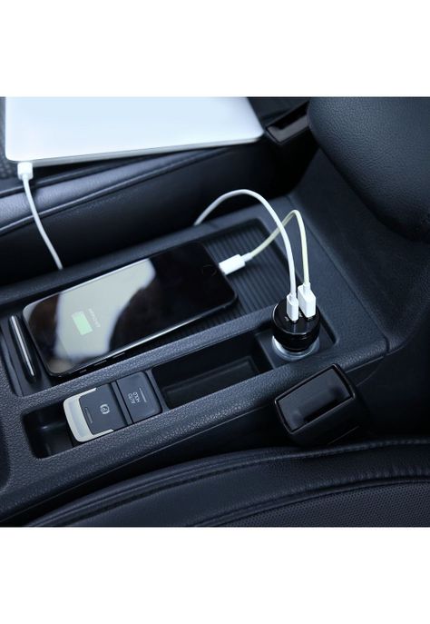 AUKEY Cargador de vehículo USB-C con suministro de energía Negro - CC-Y7-4