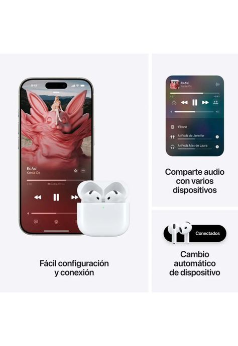 AirPods 4 con Cancelación Activa de Ruido-9