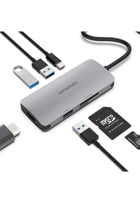 USB C Hub 7-1 Adaptador multipuerto UPGROW-0