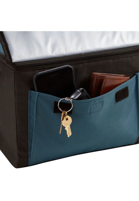 Soft Cooler Coleman 18 Latas Plegable Azul Slate-3