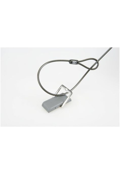 Cable de seguridad con punto de anclaje Kensington - Gris-0
