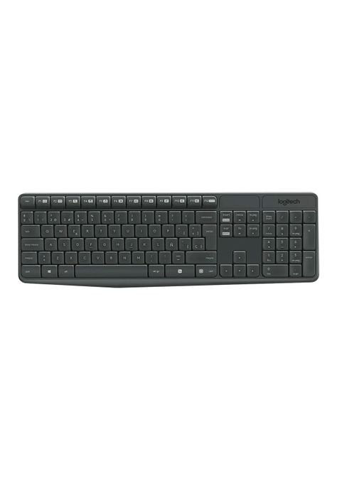 Kit Teclado y Mouse Logitech Inalámbrico MK235 Negro-1