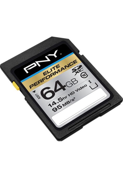 Pny Technologies 64gb Elite Performance Uhs-1 Sdxc Memory Card-1