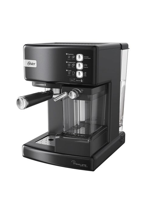 Oster Cafetera PrimaLatte Automática Espresso Negro Metálico BVSTEM6603B-1