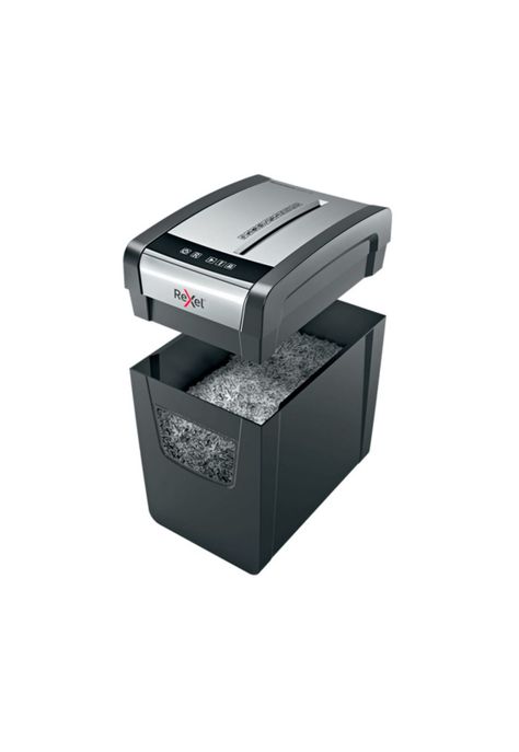 Rexel Trituradora Momentum X410-SL SlimLine Challa 4x28mm P4 10 Hojas 23L-3