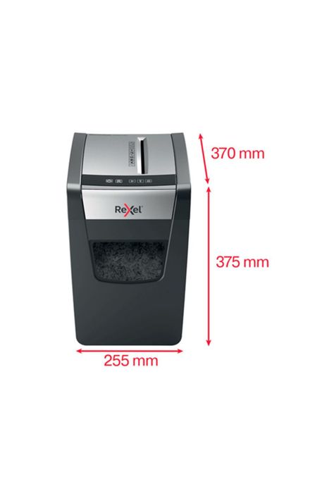 Rexel Trituradora Momentum X410-SL SlimLine Challa 4x28mm P4 10 Hojas 23L-5