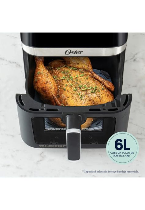 Oster Freidora de Aire Digital Recubrimiento DiamondForce 6L-4