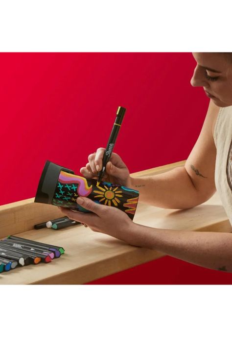 Sharpie Marcadores Acrílico Punta Bala 12 Colores Surtidos-6