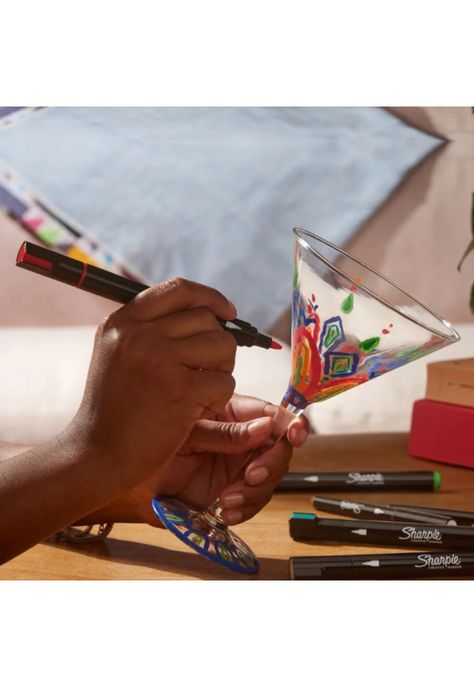Sharpie Marcadores Acrílico Punta Bala 12 Colores Surtidos-7