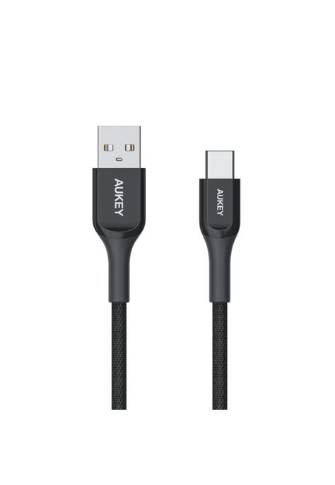 AUKEY Cable USB-A a USB-C Kevlar 1.2m Negro - CB-AKC1-0