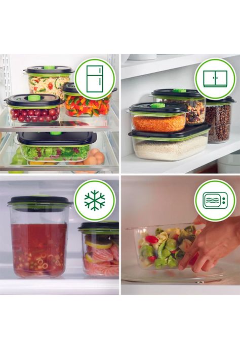 Pack 3 Contenedores FoodSaver con Marinador-6