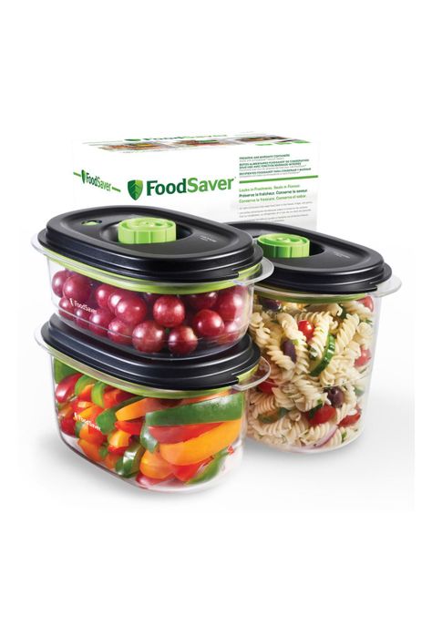 Pack 3 Contenedores FoodSaver con Marinador-9