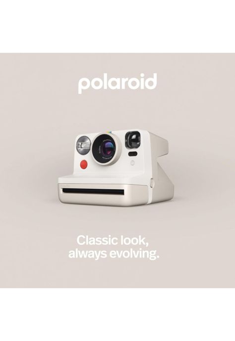 Polaroid Now Instant Film Camera 2da Generación (Blanco vintage)-5