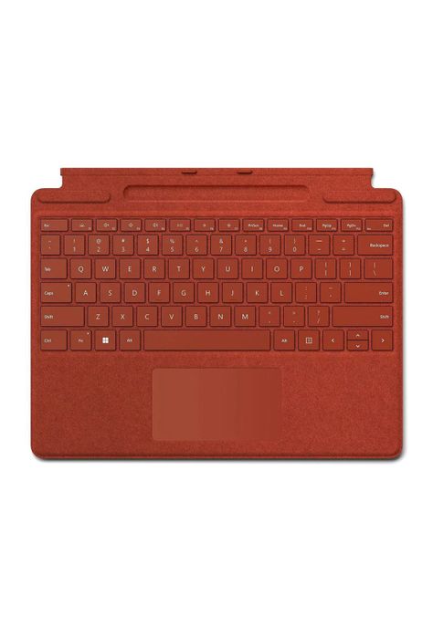Surface Pro Signature Cobertor Teclado Español para Surface Pro 8, 9 y X – Poppy Red-0